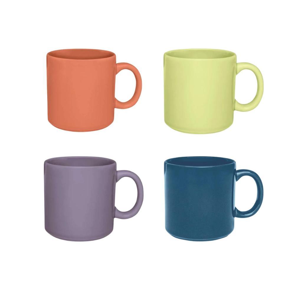 Jogo de 4 canecas AZ4 100 ml Biona Sortido - 1