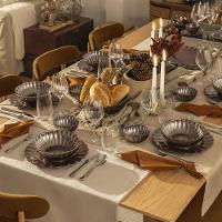 Aparelho de Jantar e Chá 30 Peças Oxford Flora Anis - 7