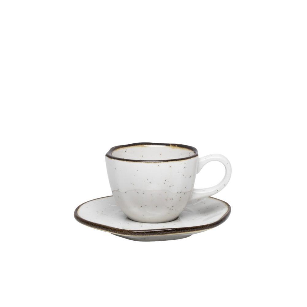 Jogo de 4 Xícaras Pequenas 75ml com píres Ryo Maresia - 3