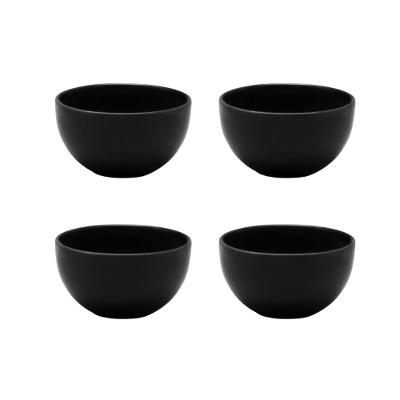 Jogo De 4 Tigelas 300 Ml Oxford Preto