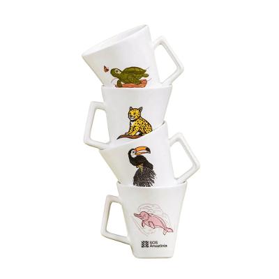 Jogo 4 Canecas Quartier 220Ml Oxford Protetores Da Amazônia