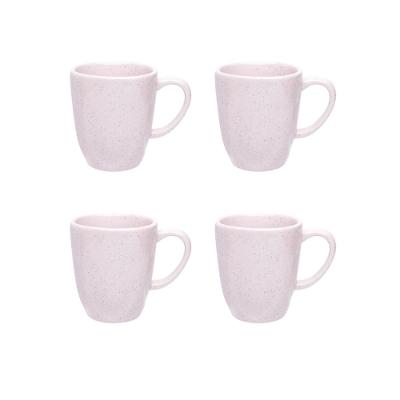 Jogo De 4 Canecas 260Ml Oxford Ryo Pink Sand