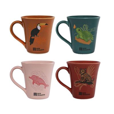 Jogo De 4 Canecas Tulipa 330Ml Oxford Protetores Da Amazônia