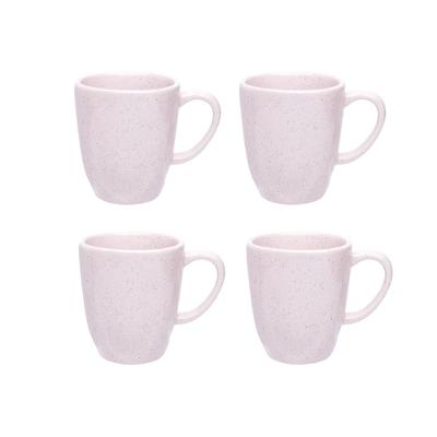Jogo De 4 Canecas 380Ml Oxford Ryo Pink Sand