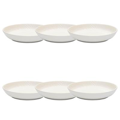 Jogo de 6 Pratos Fundos 20,5cm Oxford Flat Zen