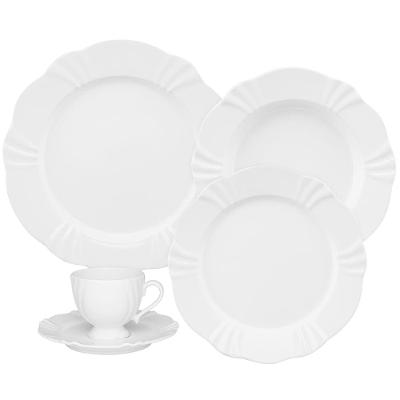 Aparelho de Jantar E Chá 30 Pçs Oxford Soleil White