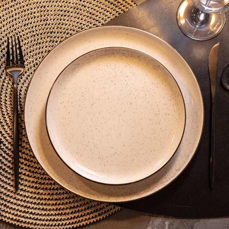 Jogo de 6 Pratos Sobremesa 20 cm Oxford Flat Duna - 5