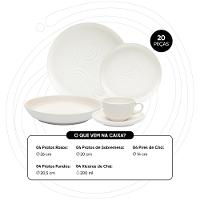 Aparelho de Jantar e Chá 20 Peças Oxford Flat Zen - 3