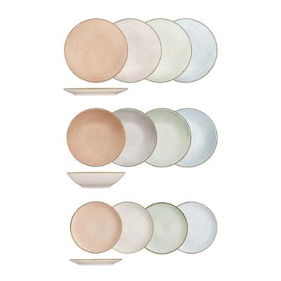 Aparelho de Jantar 12 peças Oxford Unni Aquarela