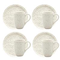 Jogo Lanche De 8 Peças Oxford Flat Chuvisco - 1