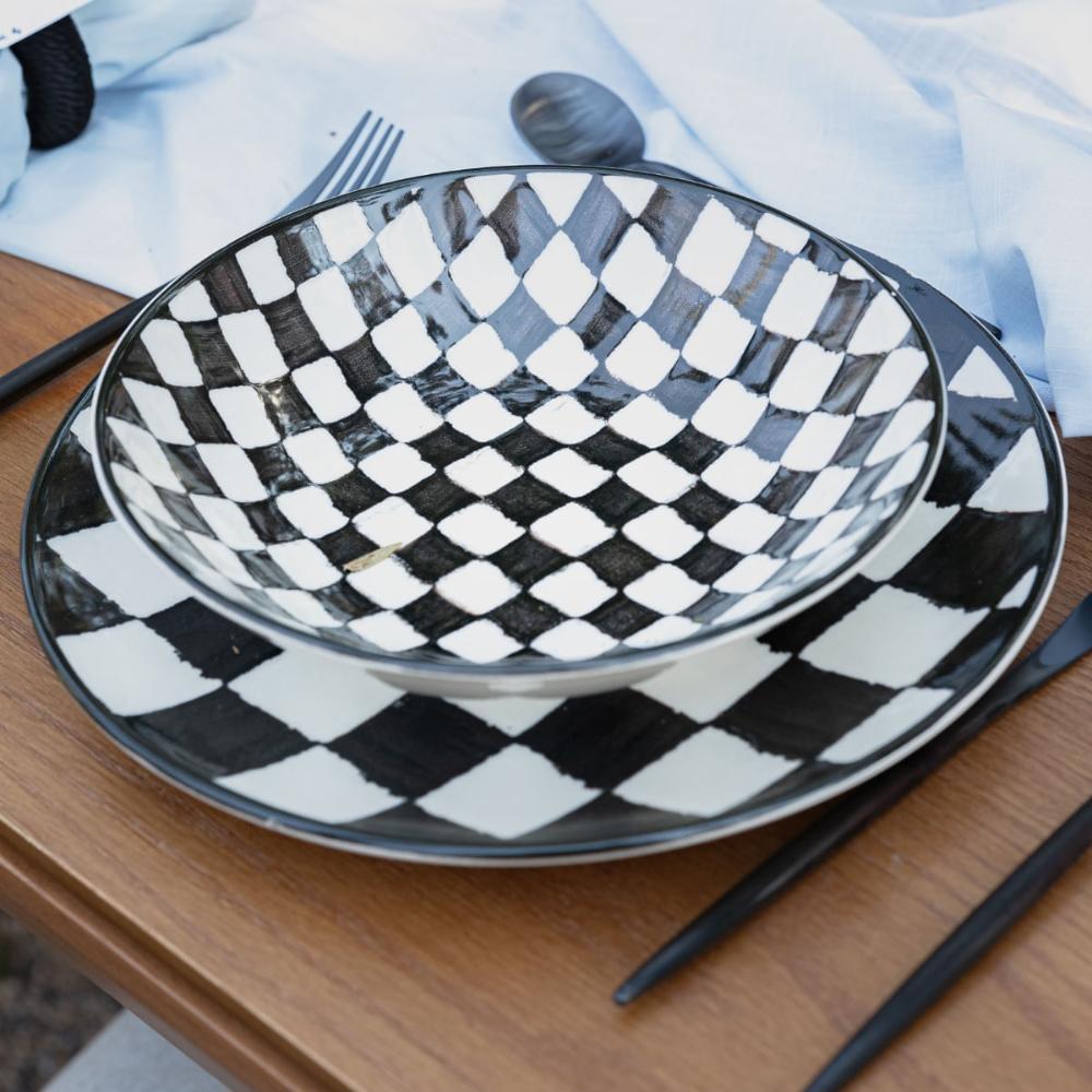 Jogo De 4 Pratos Raso 26 Cm Oxford Unni Damas - 3