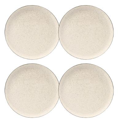 Jogo De 4 Pratos Rasos 26 Cm Oxford Flat Duna