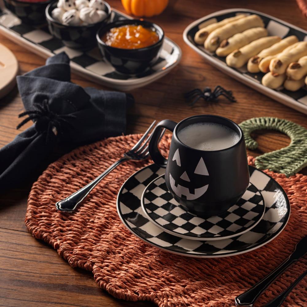 Jogo De 4 Pratos Sobremesa 20 Cm Oxford Unni Damas - 4