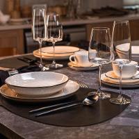 Jogo De 4 Pratos Fundos 20,5 Cm Oxford Flat Duna - 4