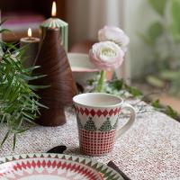 Jogo De 4 Canecas Tulipa 330 Ml Oxford Malabarismo Natalino - 3