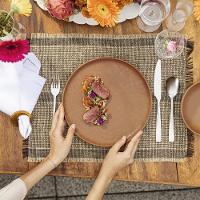 Jogo de 6 Pratos Rasos 26cm Oxford Flat Estrela do Mar