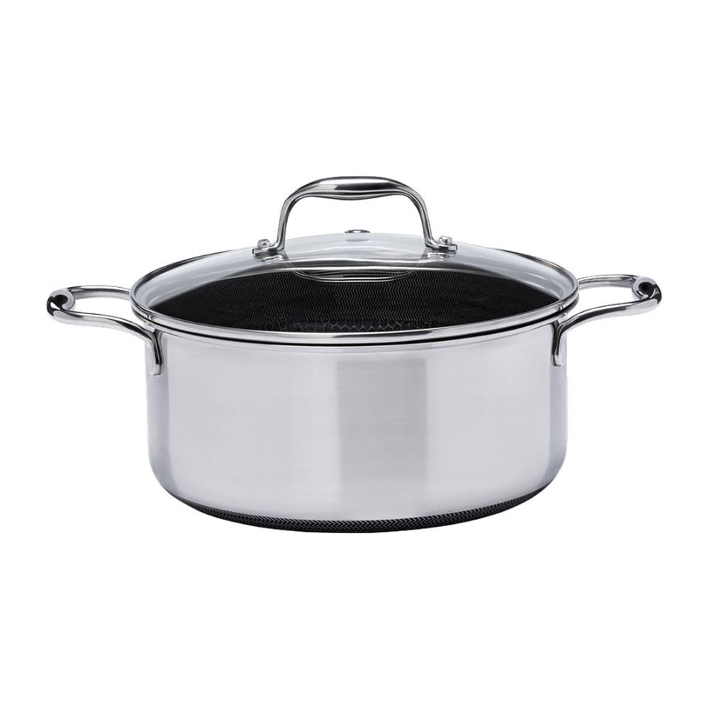 Caçarola em aço Inox 24cm 4,8L Oxford Hive - 1