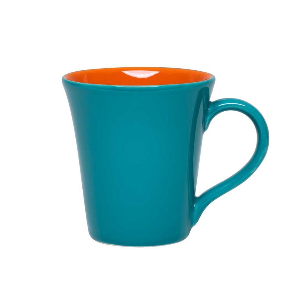 Caneca Tulipa 330 Ml Oxford Laranja/Azul Esverdeado - 1