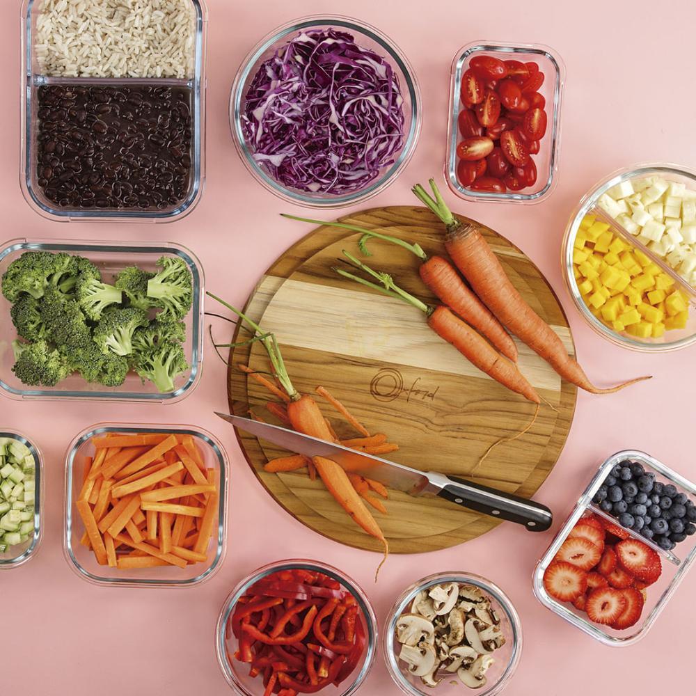 Pote Hermético De Vidro Retangular 370 ML - Oxford - 2