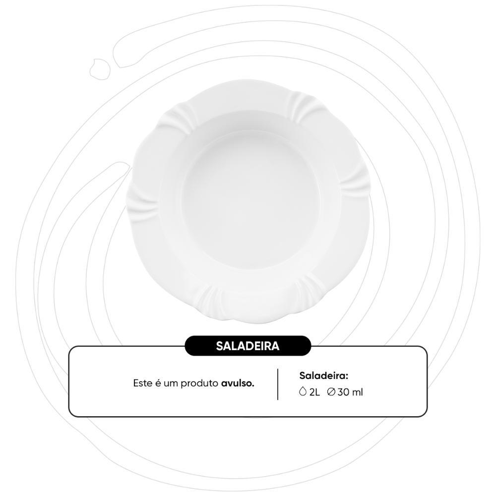 Saladeira 30cm 2 Litros Oxford Soleil White - 3