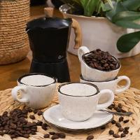 Jogo de 6 Xícaras Pequenas 75ml Com pires Ryo Maresia - 5