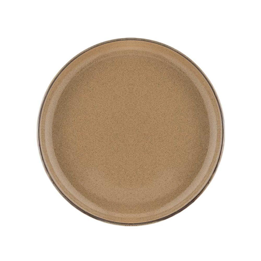 Prato Sobremesa 20 Cm Oxford Flat Ocre - 1