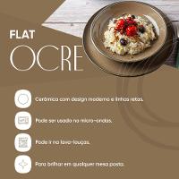 Prato Sobremesa 20 Cm Oxford Flat Ocre - 2