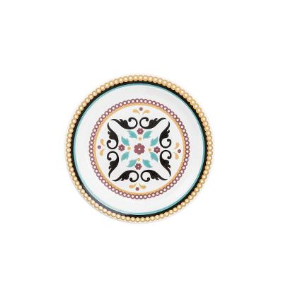 Prato Sobremesa 20 Cm Oxford Floreal Luiza