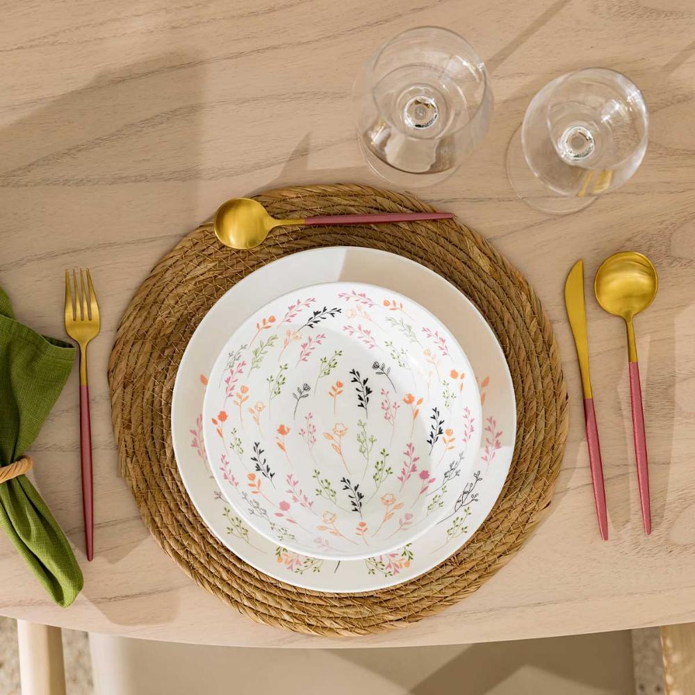 Prato Raso 26 Cm Oxford Unni Jardim Secreto - 4