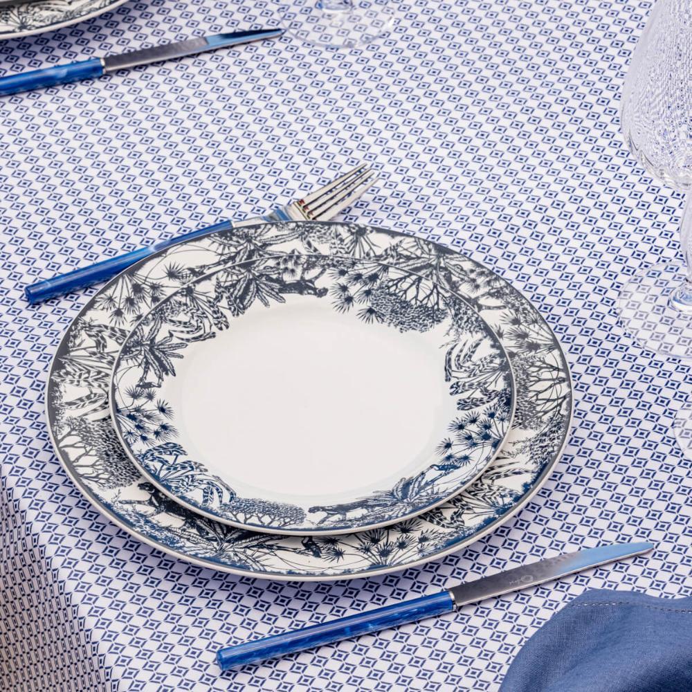 Prato Raso 28 Cm Oxford Flamingo Toile De Jouy - 4