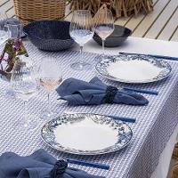 Prato Raso 28 Cm Oxford Flamingo Toile De Jouy - 3