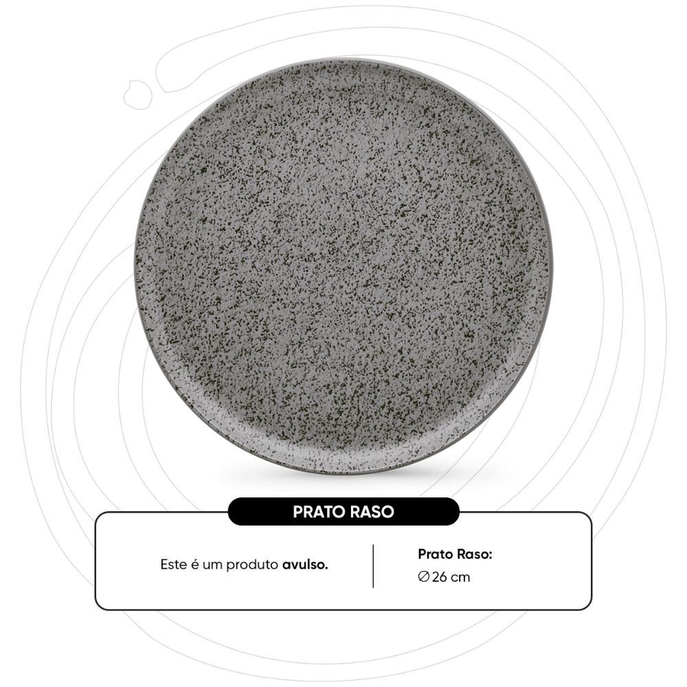 Prato Raso 26 Cm Oxford Flat Gray - 3