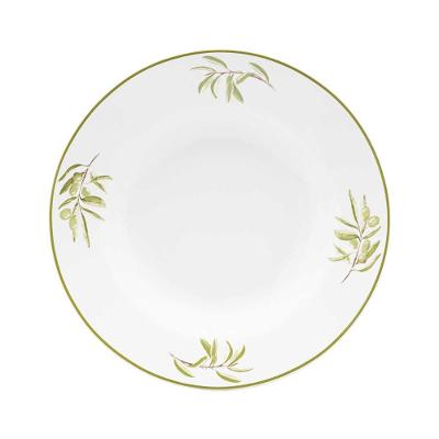 Prato Fundo 23,5 Cm Oxford Flamingo Oliveiras