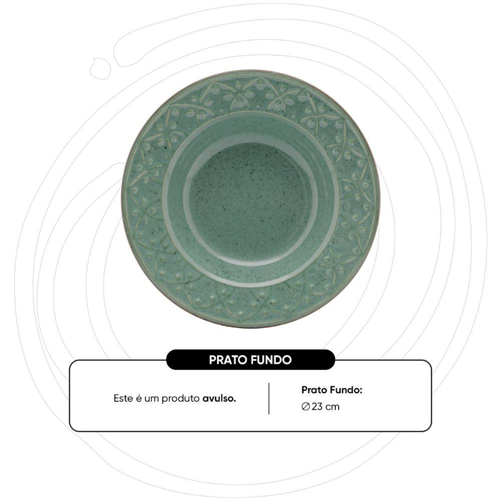 Prato Fundo 23 Cm Oxford Mendi Malaquita - 2