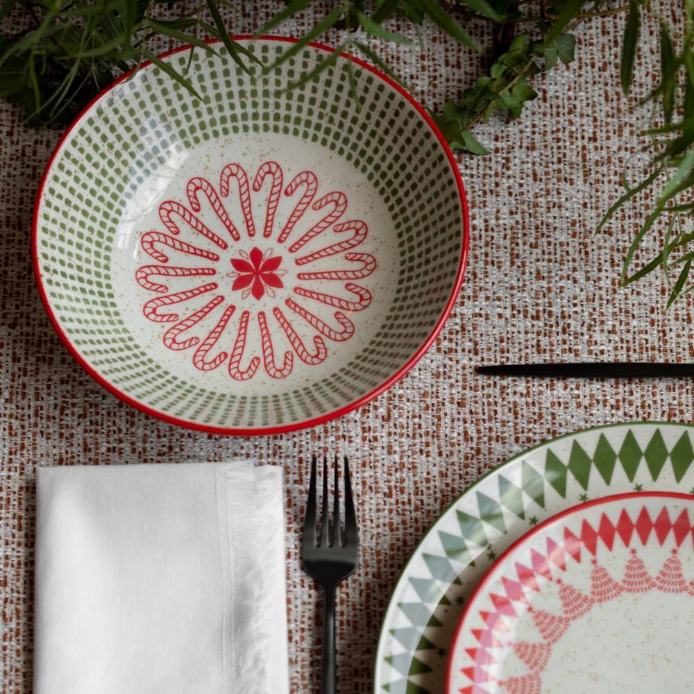 Prato Fundo 20,5 cm Oxford Malabarismo Natalino - 2