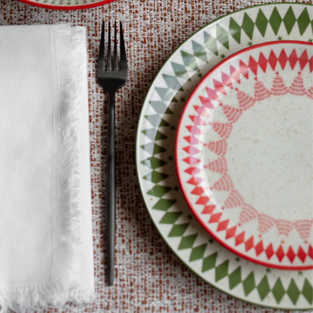 Prato de Sobremesa 20 cm Oxford Malabarismo Natalino - 2