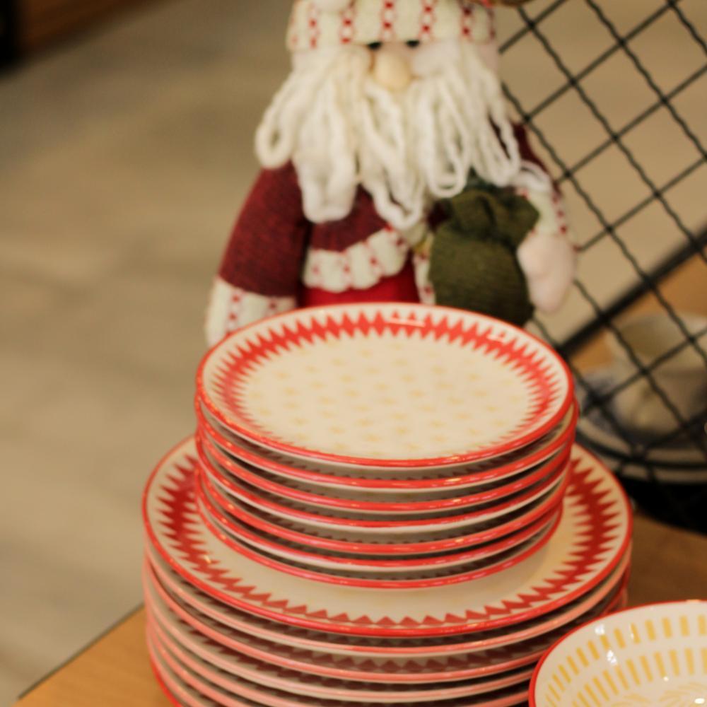 Prato de Sobremesa 20 cm Oxford Encanto Natalino - 3