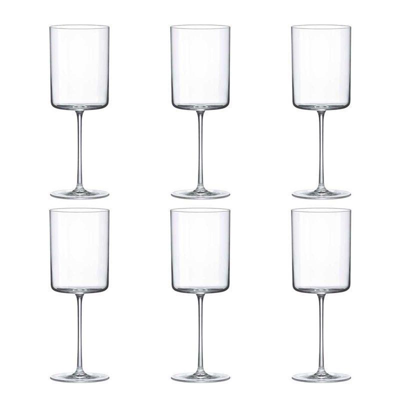 Jogo de 6 Taças de Cristal Para Água 420ML Minimal Classic - 1