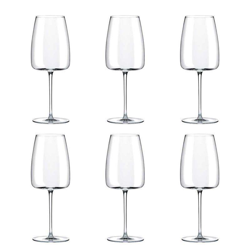 Jogo de 6 Taças de Cristal Para Vinho 510ML Petra Classic - 1