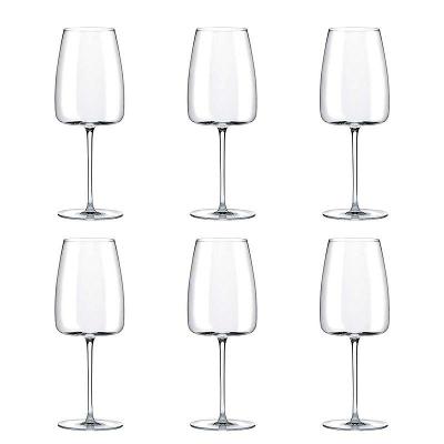 Jogo de 6 Taças de Cristal Para Vinho 510ML Petra Classic