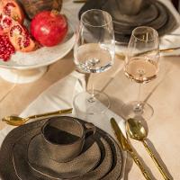 Jogo de 6 Taças de Cristal Para Vinho 510ML Petra Classic