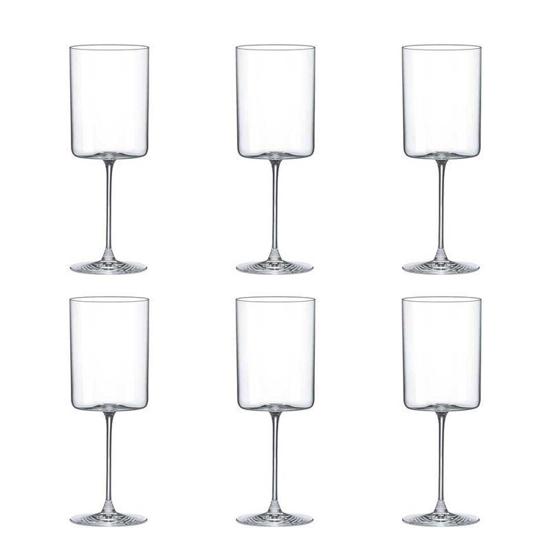 Jogo de 6 Taças de Cristal Para Vinho 340ML Minimal Classic - 1