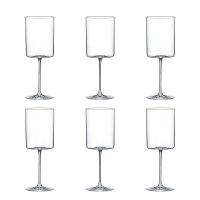 Jogo de 6 Taças de Cristal Para Vinho 340ML Minimal Classic - 1