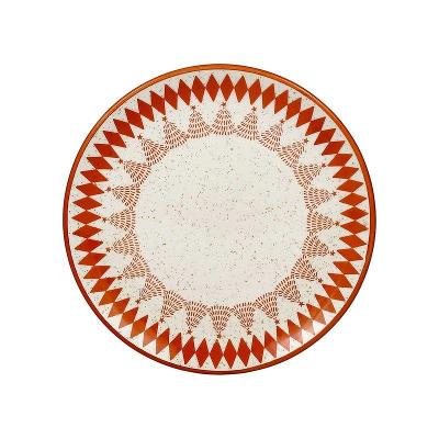 Jogo de 6 Pratos Sobremesa 20 cm Oxford Malabarismo Natalino