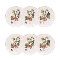 Jogo De 6 Pratos Sobremesa 20 Cm Oxford Unni Garden - 2