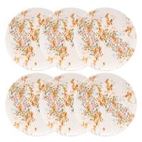 Jogo De 6 Pratos Rasos 26 Cm Oxford Unni Monet - 2