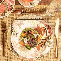 Jogo De 6 Pratos Rasos 26 Cm Oxford Unni Buque Tropical - 3