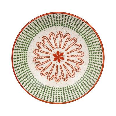 Jogo de 6 Pratos Fundos 20,5 cm Oxford Malabarismo Natalino