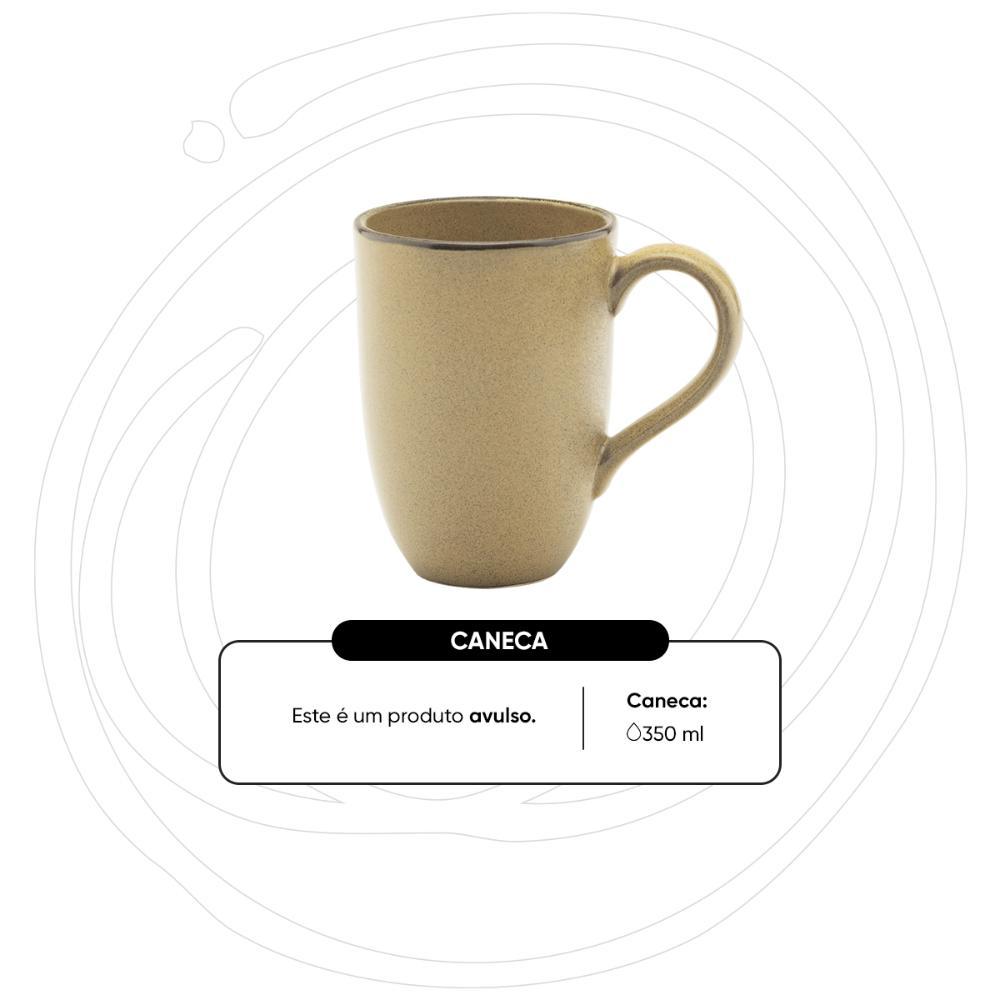 Caneca Flat 350 Ml Oxford Ocre - 3