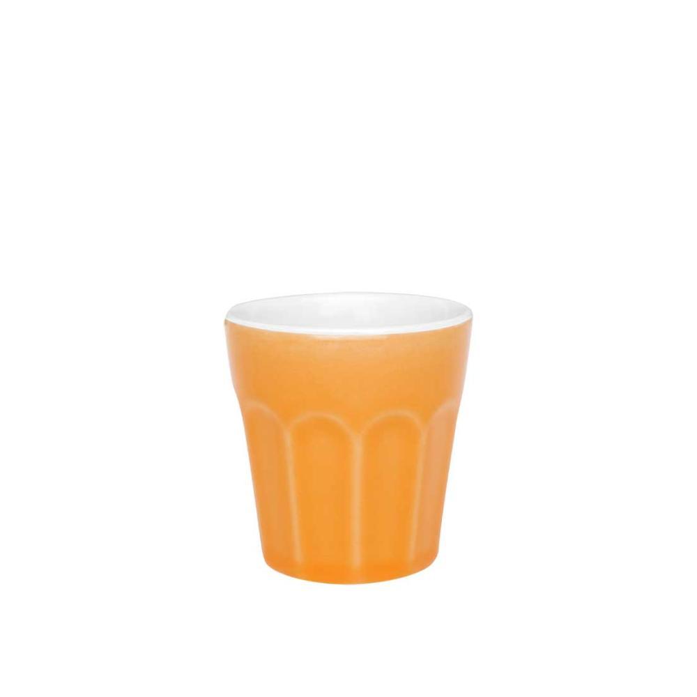 Copo Pequeno 90 Ml Oxford Branco/Laranja - 1